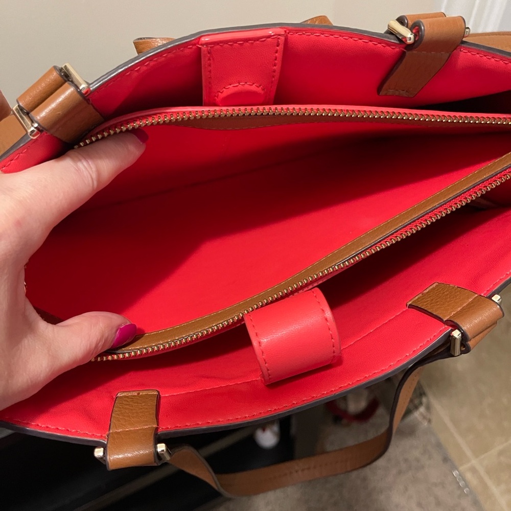 Kate Spade Brown Leather Shoulder Bag - Picture 9 of 13